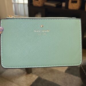 kate spade Pastel Green Wristlet NWOT